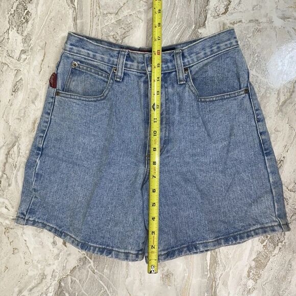 Z. Cavaricci VTG Sz 26 High Waist Embroidered Denim Shorts 100% Cotton 90s Mom - Picture 4 of 11